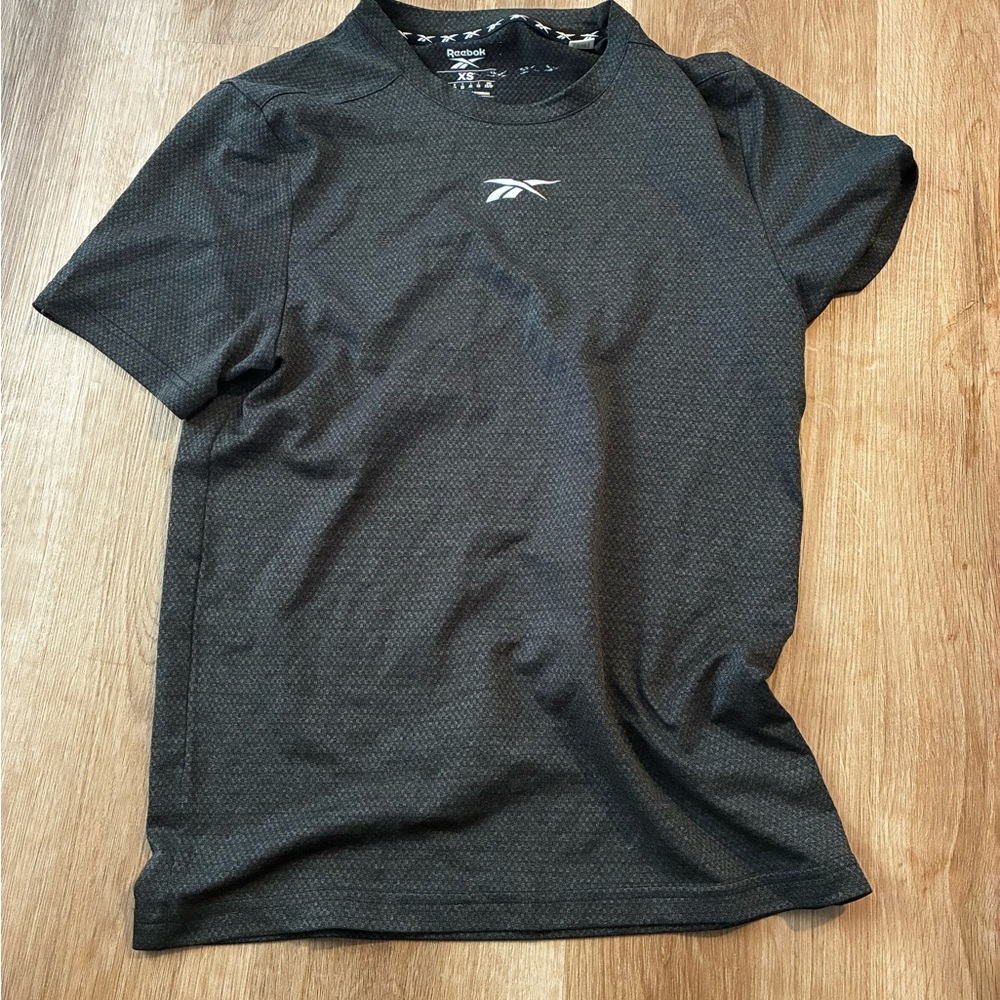 Reebok Men's Charcoal Short Sleeve Tee